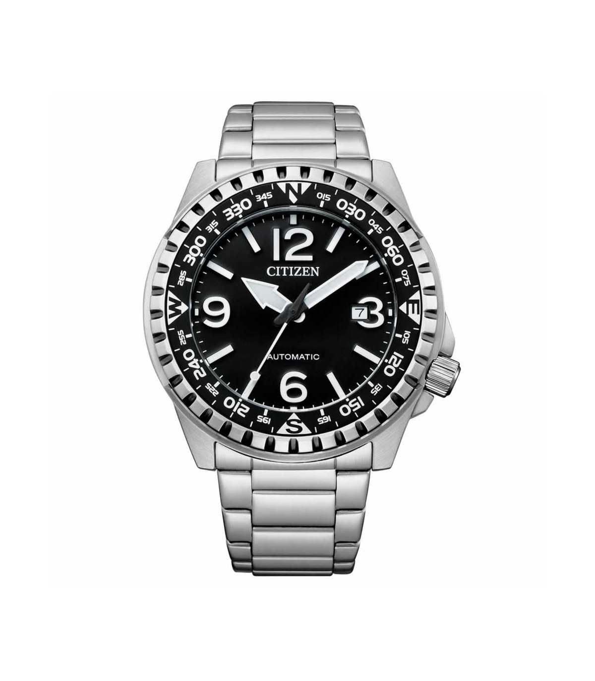 Orologio quadrante nero sale