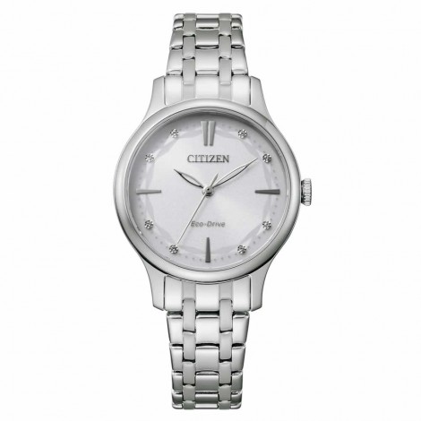 Orologio Donna Citizen Lady 30mm Solotempo Zirconi EM0890-85A