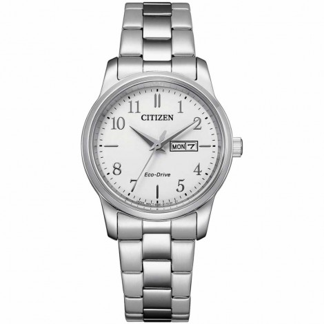 Orologio Donna Citizen Lady Classic Bianco Silver Acciaio 30mm EW3260-84A