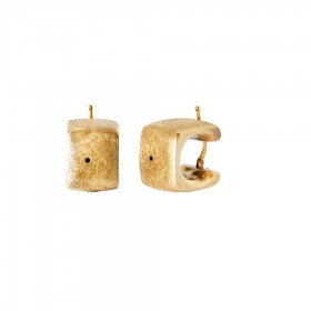 Orecchini Donna Raggi Argento 925 Dorato Modello Quadrato