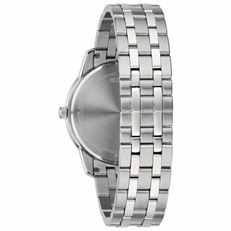 Orologio Uomo Bulova Sutton Automatico Solo Tempo Acciaio Quadrante Silver 40mm 96B342