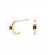 PDPAOLA Orecchini Cavalier Collection Oro Lux AR01-231-U