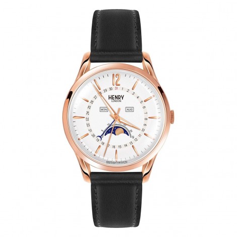 Orologio Uomo Henry London Edgware Moonphase HL39-LS-0150