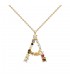 PDPAOLA Collana Lettera A Letters Colletion Gold CO01-096-U