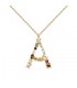 PDPAOLA Collana Lettera A Letters Colletion Gold CO01-096-U