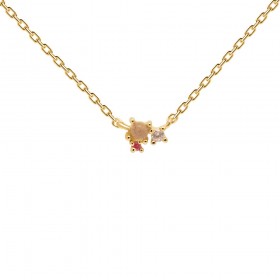 PDPAOLA Collana Rose Blush Atelier Colletion Gold CO01-175-U