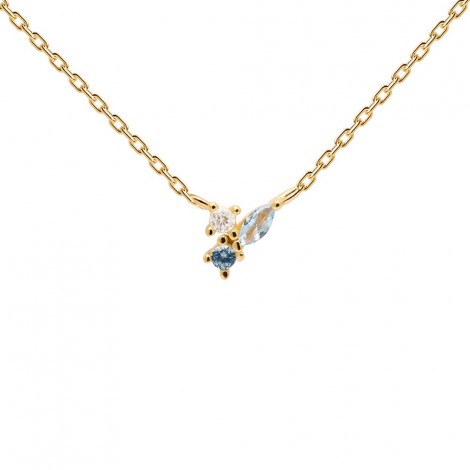 PDPAOLA Collana Midnight Blue Atelier Colletion Gold CO01-176-U