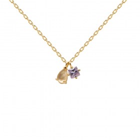 PDPAOLA Collana Velvours Cavalier Colletion Gold CO01-182-U