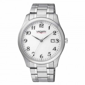 Orologio Unisex Vagary 90TH Solotempo Acciaio Silver 38,5mm IH5-015-11