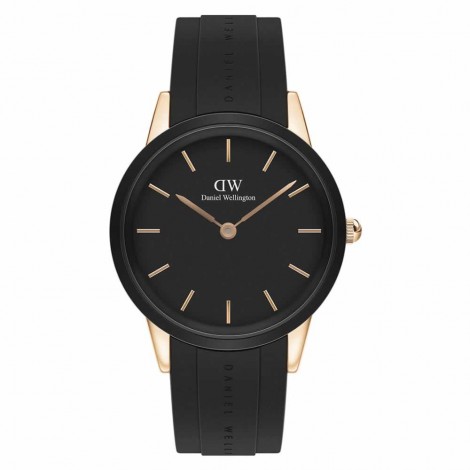 Orologio Daniel Wellington Uomo Nero Iconic Motion  Rosegold 40mm DW00100425