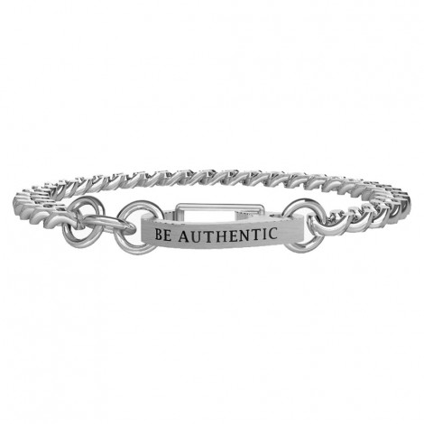 Kidult Bracciale Uomo Acciaio Be Authentic 731918