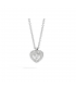 Collana Raggi Donna Cuore Diamante 0,50ct H SI