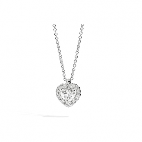 Collana Raggi Donna Cuore Diamante 0,50ct H SI