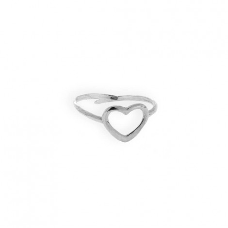 Anello Donna Raggi Argento 925 Cuore Filo