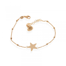 Bracciale Stella Argento Rosato
