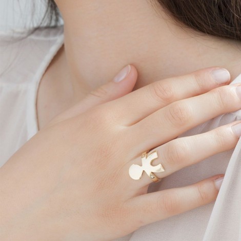 Anello Le Bebé Abbracci Bimbo Oro Giallo LBB121-N