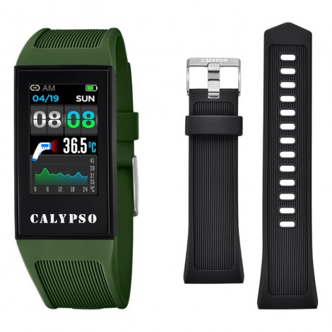 Smartband Calypso Festina K8501 Smartwatch Multifunzione Verde Nero