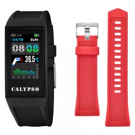 Smartband Calypso Festina K8501 Smartwatch Multifunzione Nero/Rosso