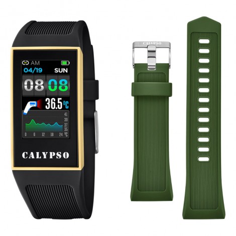 Smartband Calypso Festina K8502 Smartwatch Multifunzione Verde Nero