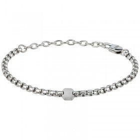Bracciale Uomo Breil Kaleido Acciaio Silver TJ2991