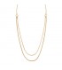Breil Collana Donna Kaleido Tre Giri Acciaio Gold TJ3004