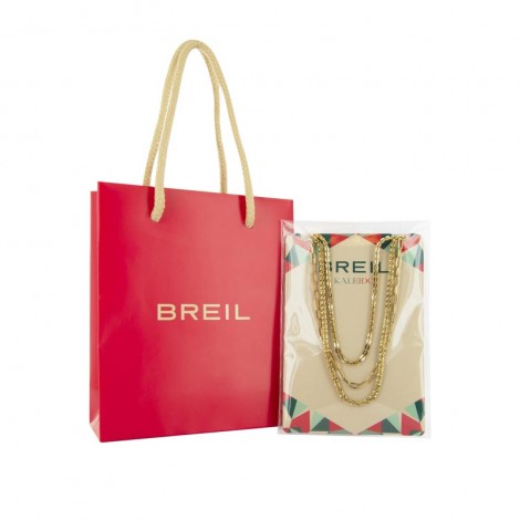 Breil Collana Donna Kaleido Tre Giri Acciaio Gold TJ3004