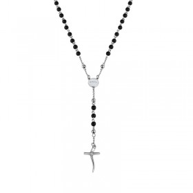 Breil Collana Uomo Code Onice Acciaio TJ2990