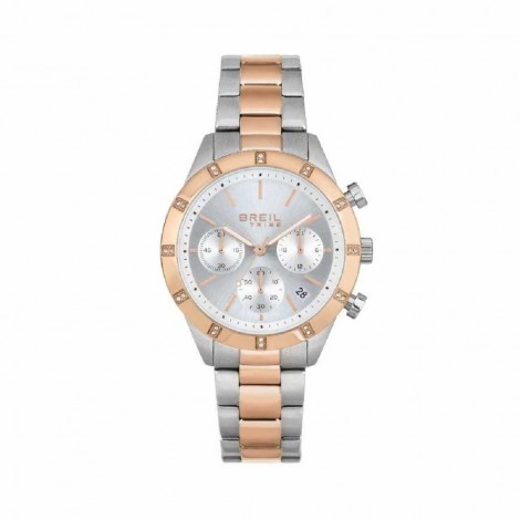 Orologio Donna Breil Cronografo Tribe Dazzle Rosegold Silver EW0520