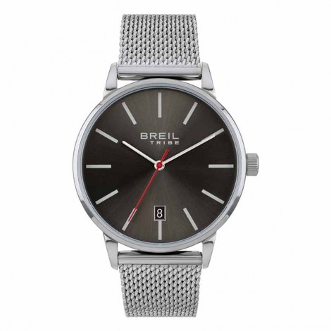 Breil Orologio Uomo Avery Solo Tempo Nero Silver Acciaio EW0516