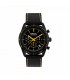 Orologio Cronografo Uomo Breil Release Nero Pelle Giallo TW1899