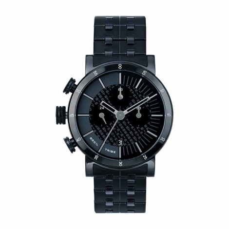 Orologio Cronografo Uomo Breil Lil Tribe Acciaio Nero EW0527