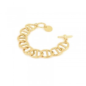 Unoaerre Bracciale Donna Bronzo Dorato Maglia Marina EXB4745