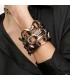 Unoaerre Bracciale Donna Bronzo Dorato Lucido Nero EXB4784