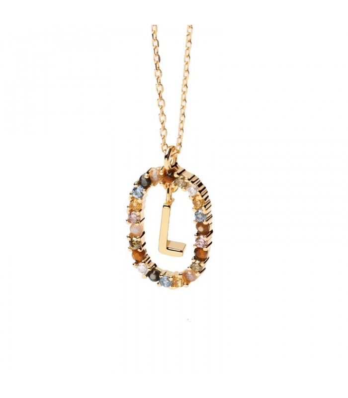 Collana Argento 925,EVER FAITH zirconia Lettera F con Pendente regolabile Regalo Personalizzato per lei