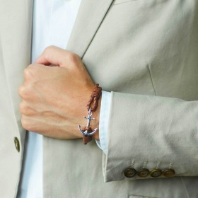 Bracciale Uomo Tom Hope Cognac TM0220