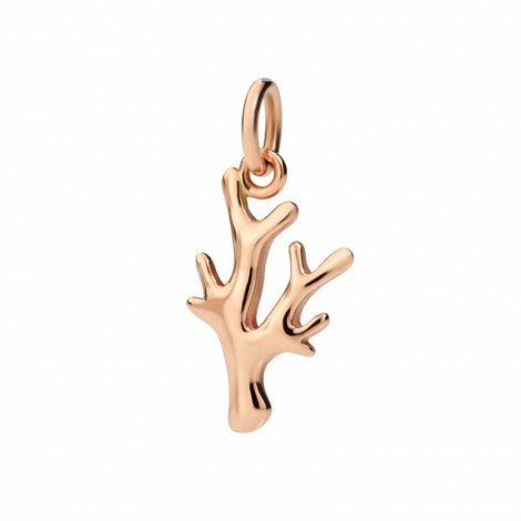 Charm Dodo Corallo Oro Rosa 9kt DMC1010CORAL0009R