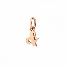 Charm Dodo Lettera & Oro Rosa 9kt DMC1008LET&S0009R