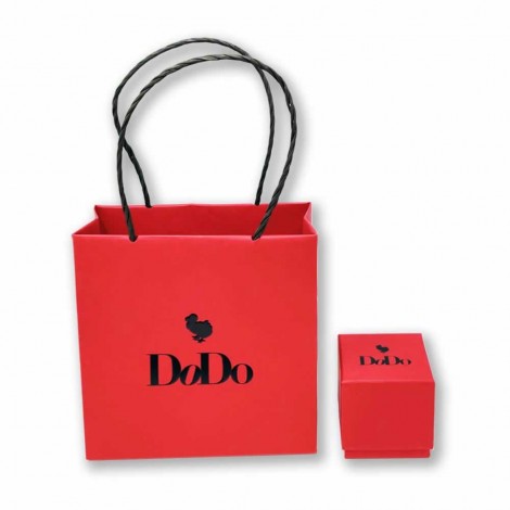 Charm Dodo Lettera & Oro Bianco 18kt Diamanti 0,025ct DMC1009LET&SDB0OB