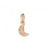 Dodo Ciondolo Luna Diamanti Brown 0,30ct Oro Rosa 9kt