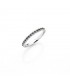 Raggi Anello Fedina Girodito Diamanti Brown 0,57 ct Oro Bianco 18kt AN-2230-8-1-13-DB