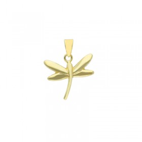 Ciondolo Libellula Oro Giallo 9Kt