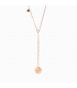 Dodo Collana Donna Bazaar Lariat Argento Rosa Smalto