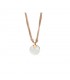 Dodo Collana Donna Bazaar Argento Seta Etica Beige