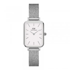 Daniel Wellington Orologio Solo Tempo Quadro Silver Bianco DW00100438