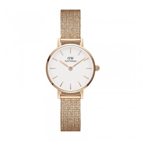 Daniel Wellington Orologio Solo Tempo Petite Pressed Melrose Bianco DW00100447