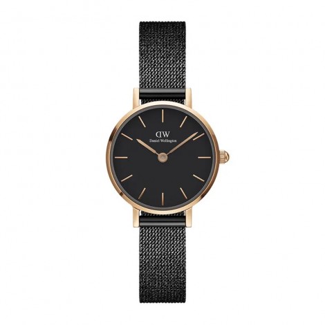 Daniel Wellington Orologio Solo Tempo Petite Pressed Ashfield Nero DW00100441