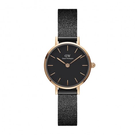 Daniel Wellington Orologio Solo Tempo Petite Pressed Ashfield Nero DW00100441