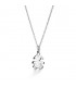 Collana Le Bebé I Pavé Bimba Oro Bianco 18 kt Diamanti 0,23ct LBB152