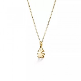 Collana Le Bebé I Pavé Bimba Oro Giallo 18 kt Diamanti 0,11ct LBB254