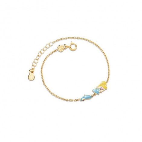 Bracciale Le Bebé Bimba Oro Giallo 9kt Cenerentola PMG090